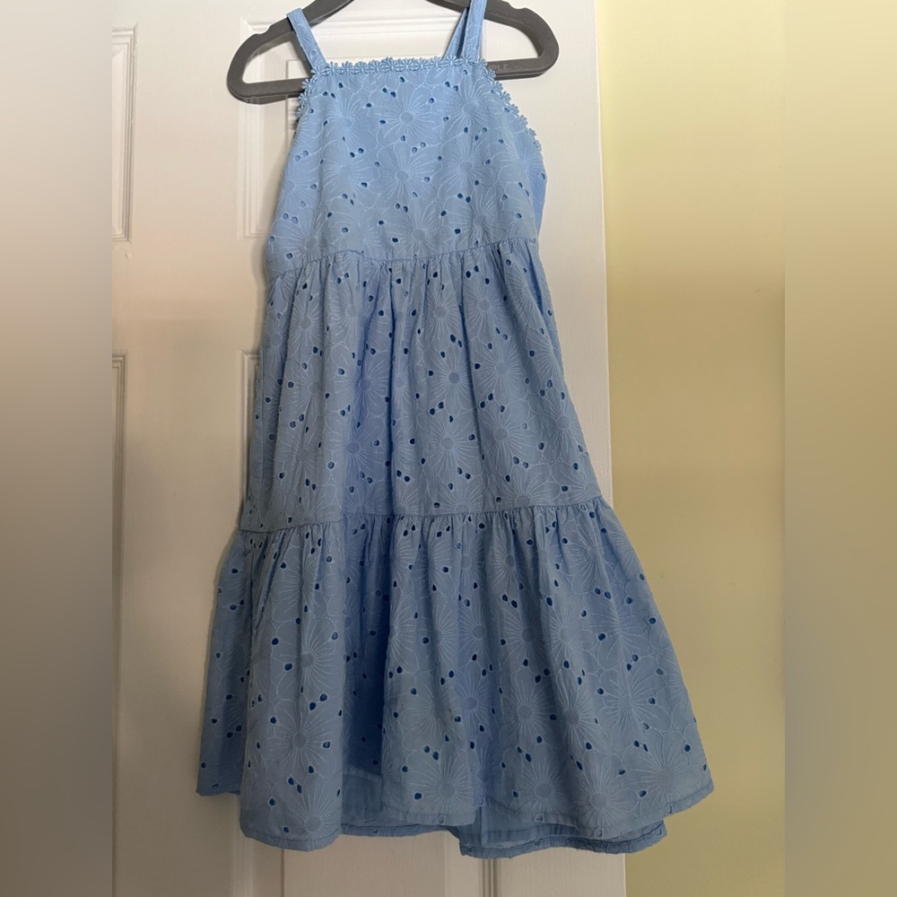 Janie and Jack Light Blue Eyelet Kids Dress
Worn once like new